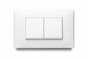 Interruptor doble no neon balancin ancho