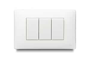 Interruptor triple no neon balancin ancho