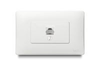 1 Gang Telephone Jack RJ14