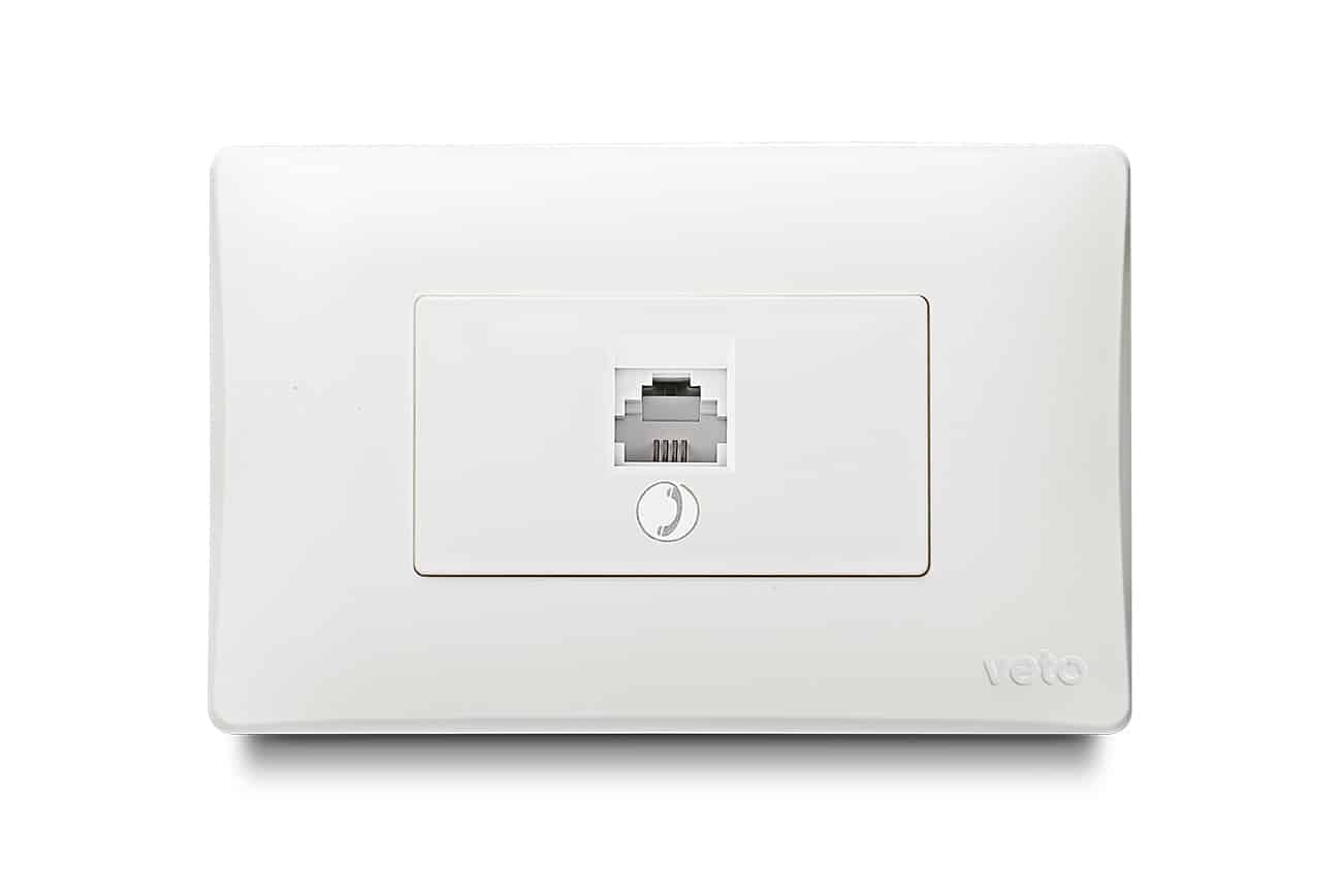 Jack telefono RJ14 simple