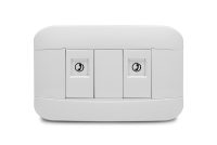 2 Gang Telephone Jack RJ14