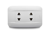 2 Gang Outlet Universal 2P