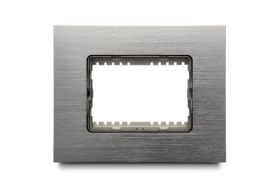 Placa Aluminio Plata