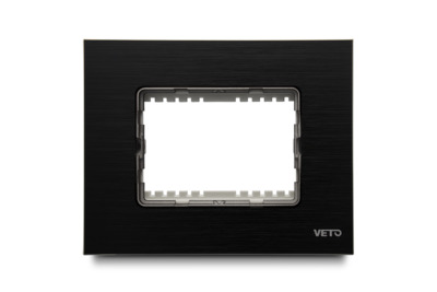 Placa Aluminio Negro