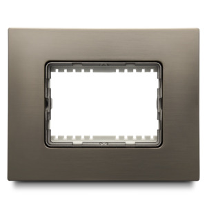 Placa Acero Inoxidable Plata - Thumbnail Image 1