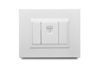 1 Gang Telephone Jack Rj25
