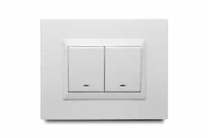 Interruptor inteligente doble con tecla