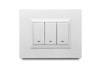 3 Gang Smart Light Switch Wide Rocker