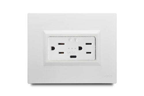 Tomacorriente inteligente Doble Amer 2P+E + Toma USB C