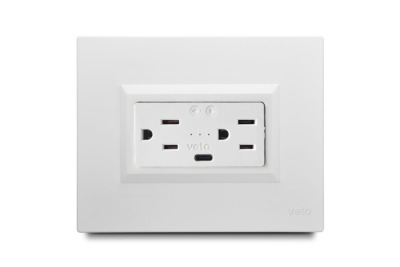 2 Gang Smart American Outlet 2P+E