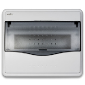 Caja de distribución plástica empotrable riel din - 10 espacios - Thumbnail Image 1