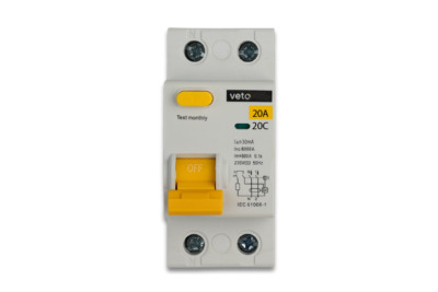 Breaker Diferencial Riel Din 2P - 6kA