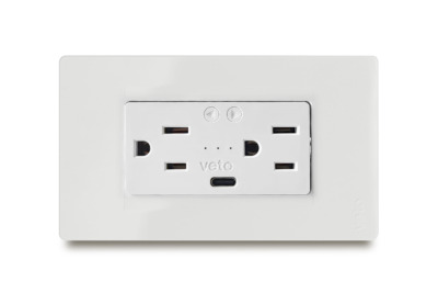 2 Gang Smart American Outlet 2P+E