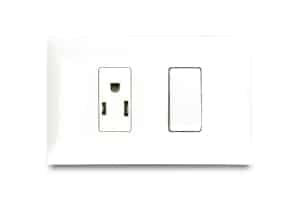 Mixto 1 Interruptor No Neon + 1 Tomacorriente Amer 2P+E
