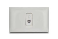 1 Gang Telephone Jack RJ14