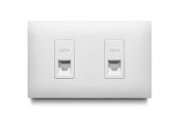 Jack Datos RJ45 Cat6 Doble